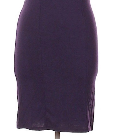 T by Alexander Wang Dark Purple Dress - Picture 2 of 4